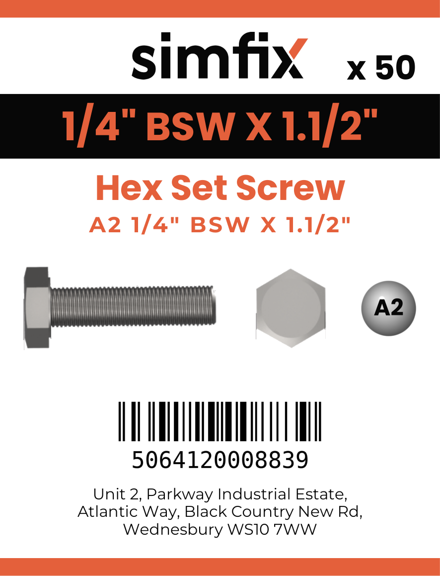 Simfix product label - 933WA214038-T