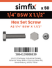 Simfix product label - 933WA214038-T