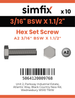 Simfix product label - 933WA2316038-D