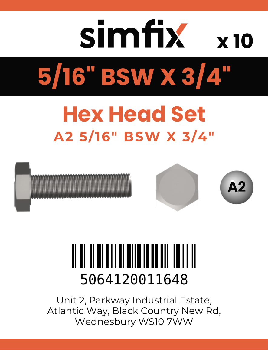 Simfix product label - 933WA2516019-D