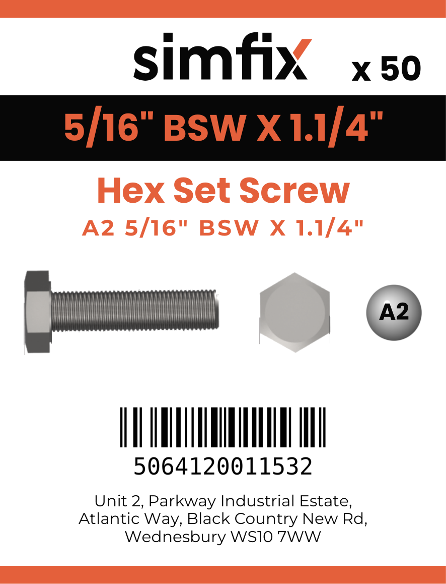 Simfix product label - 933WA2516032-T