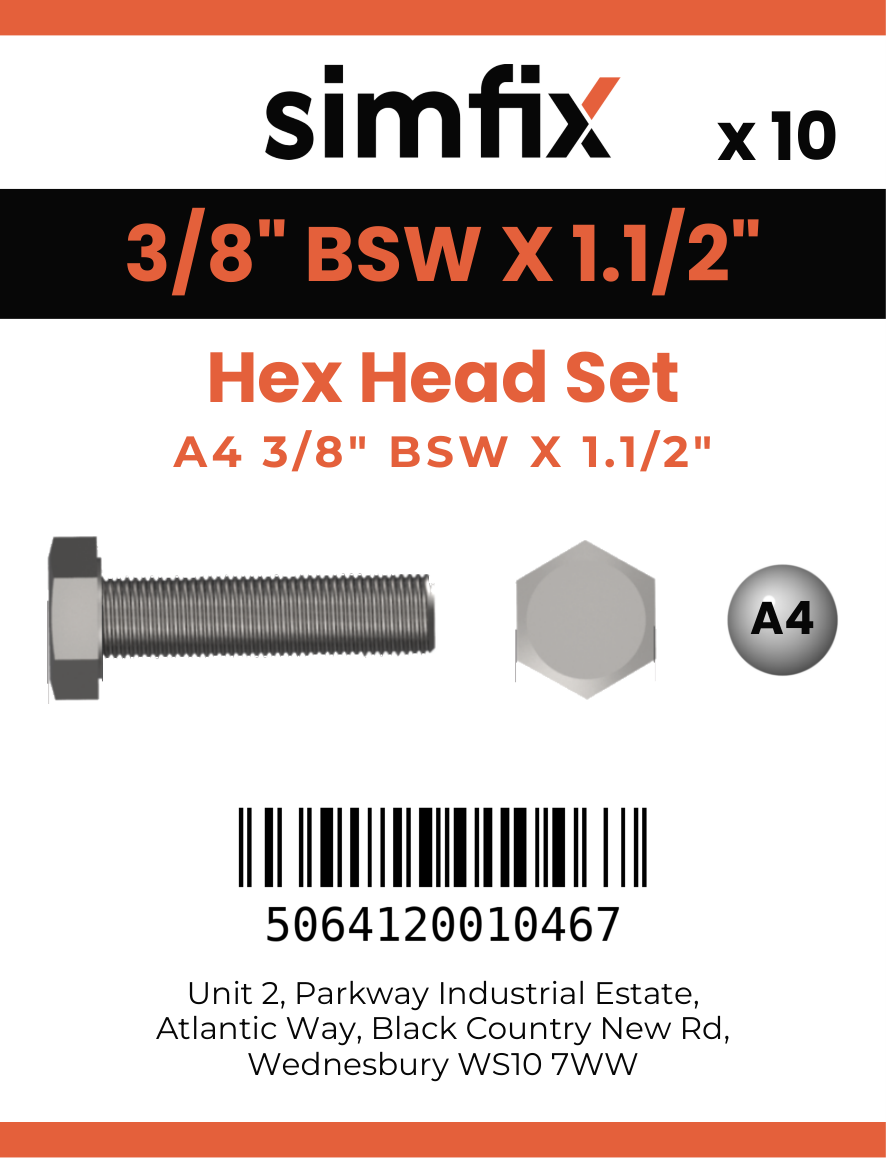 Simfix product label - 933WA438038-D