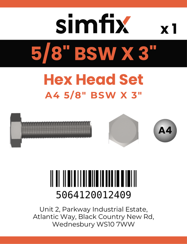 Simfix product label - 933WA458076-D