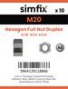 Simfix product label - 934-1.4462-0200-D