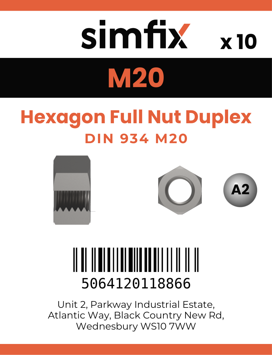 Simfix product label - 934-1.4462-0200-D