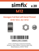 Simfix product label - 934A2L12-D