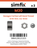Simfix product label - 934A2L30-D