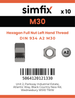 Simfix product label - 934A2L30-T