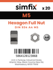 Simfix product label - 934A4005070-D