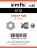 Simfix product label - 934A40120AV-T