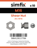 Simfix product label - 934A40160AV-D