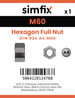 Simfix product label - 934A40600-D