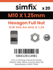 Simfix product label - 934A410125-D
