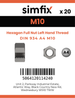 Simfix product label - 934A4L10-D