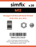 Simfix product label - 934A4L1280-D