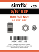 Simfix product label - 934BSFA2516-D