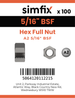 Simfix product label - 934BSFA2516-T