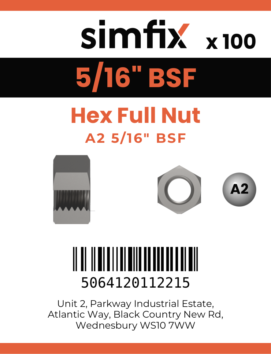 Simfix product label - 934BSFA2516-T