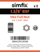 Simfix product label - 934BSFA4138-D