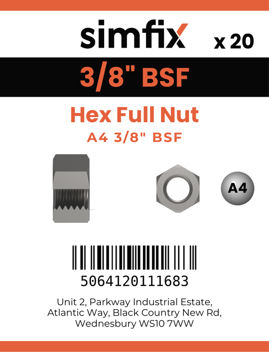 Simfix product label - 934BSFA438-D