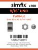 Simfix product label - 934UA2916-T