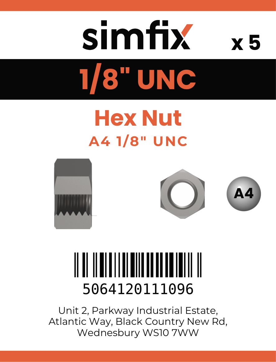 Simfix product label - 934UA4118-T