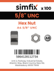 Simfix product label - 934UA458-T