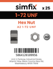 Simfix product label - 934UFA2100-T