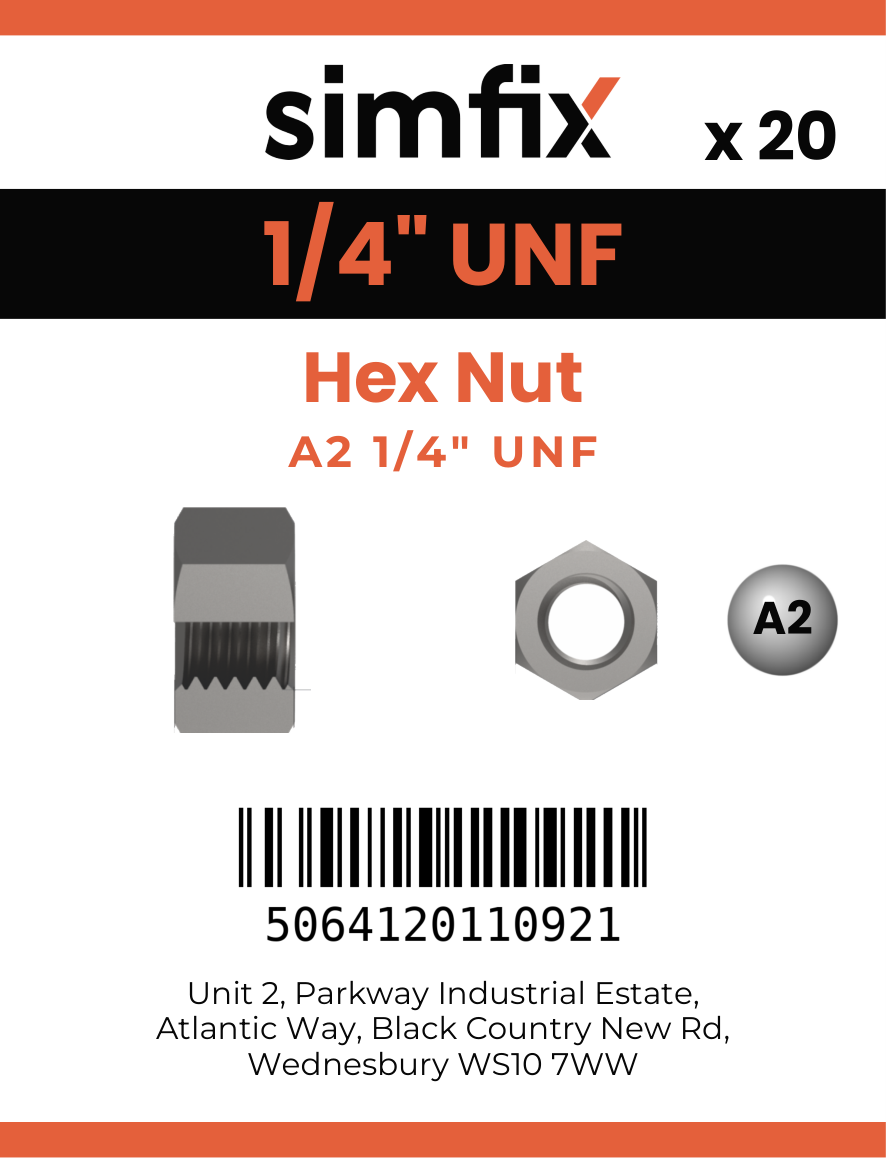 Simfix product label - 934UFA214-D