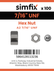 Simfix product label - 934UFA2716-T