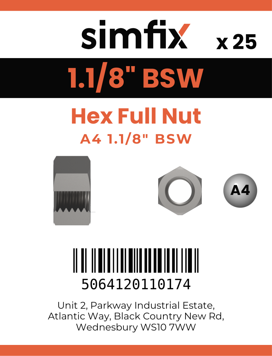 Simfix product label - 934WA4118-T