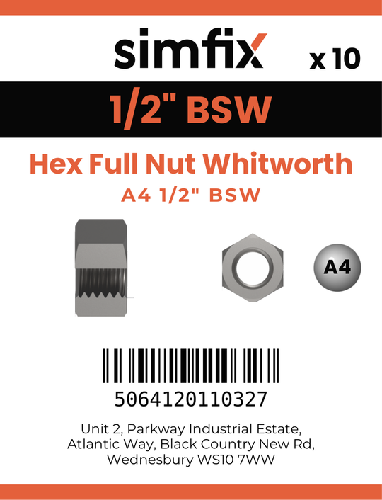 Simfix product label - 934WA412-D