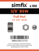 Simfix product label - 934WA438-T