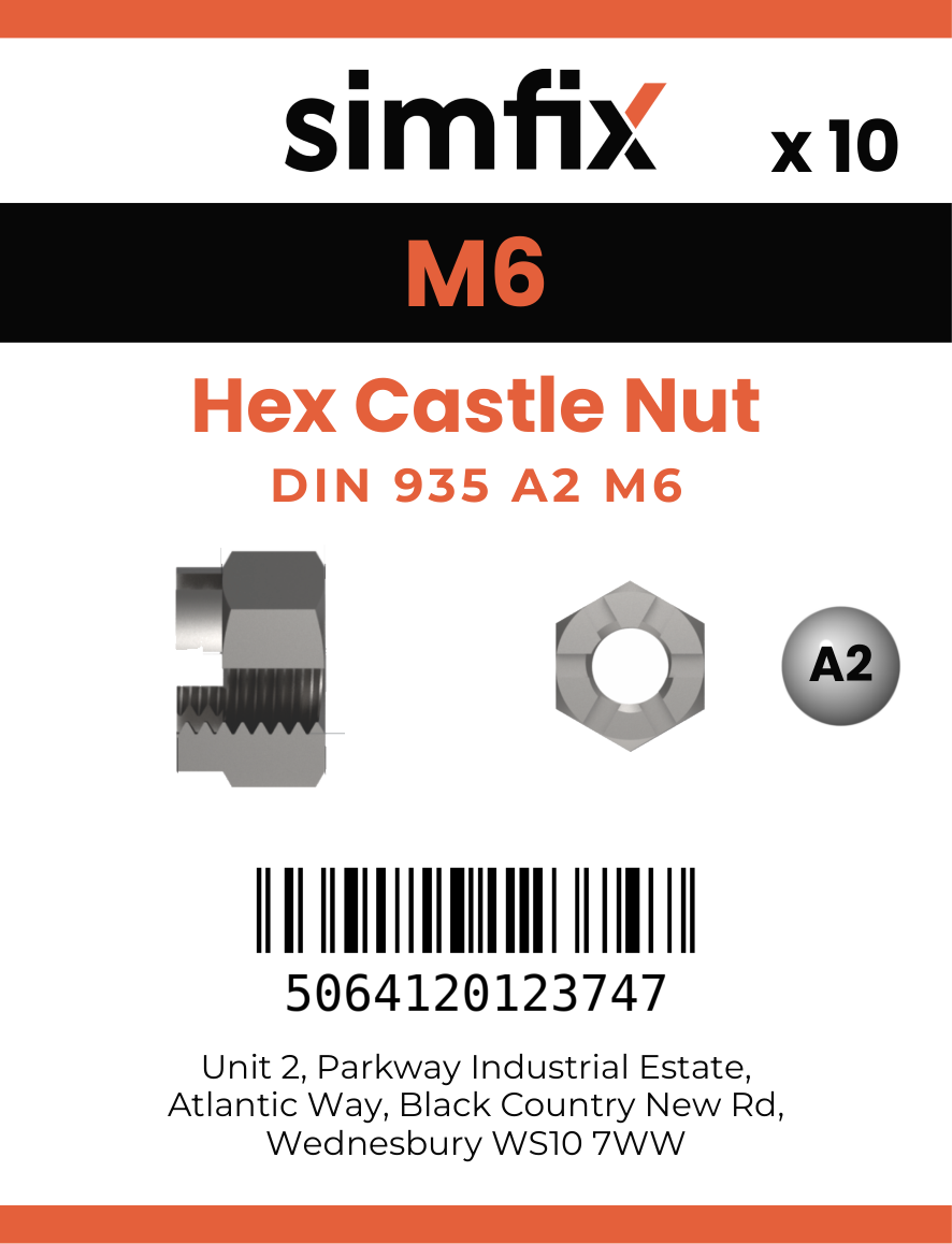 Simfix product label - 935A206-D