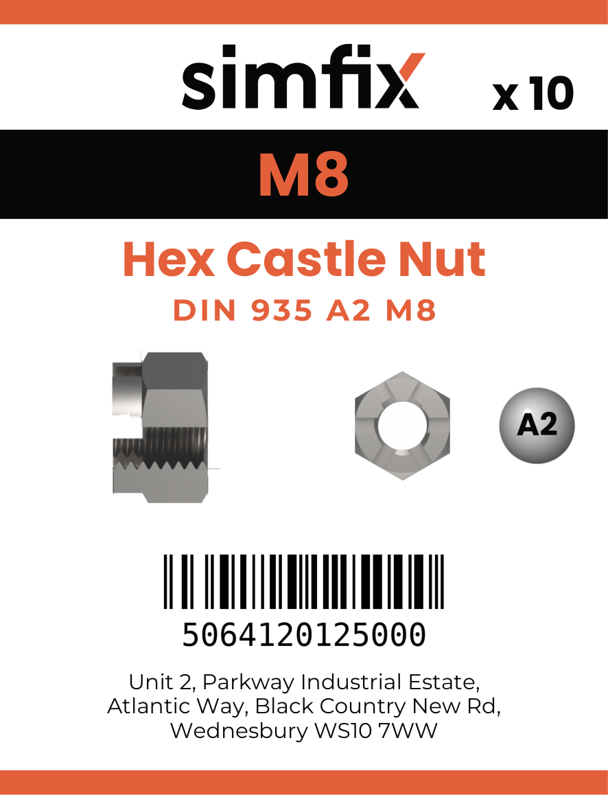 Simfix product label - 935A208-D