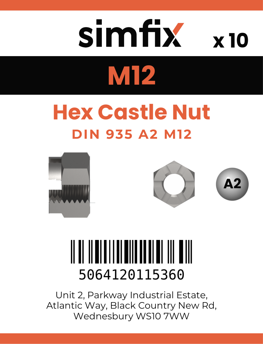 Simfix product label - 935A212-D