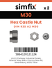 Simfix product label - 935A230-D