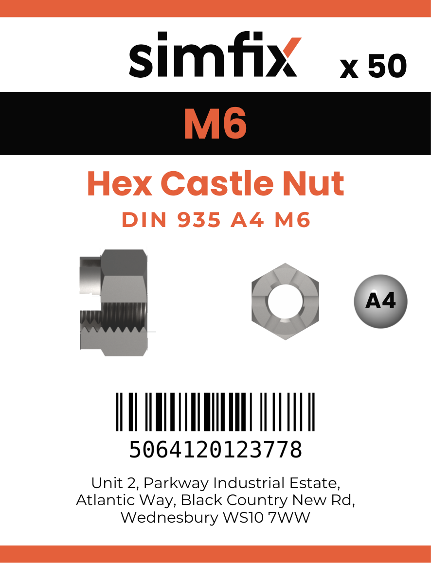 Simfix product label - 935A406-T