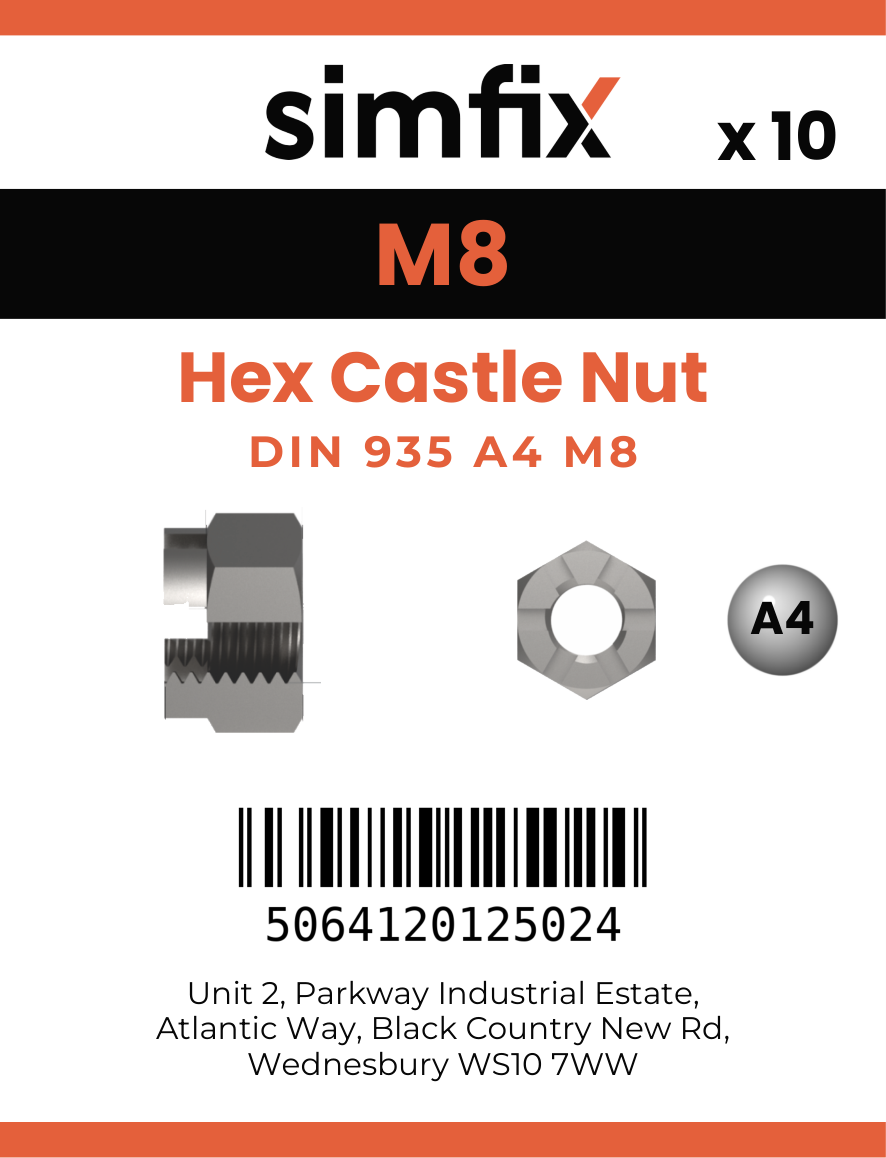 Simfix product label - 935A408-D