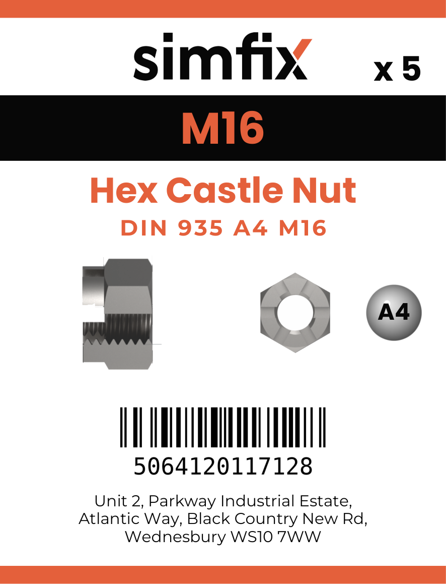 Simfix product label - 935A416-D