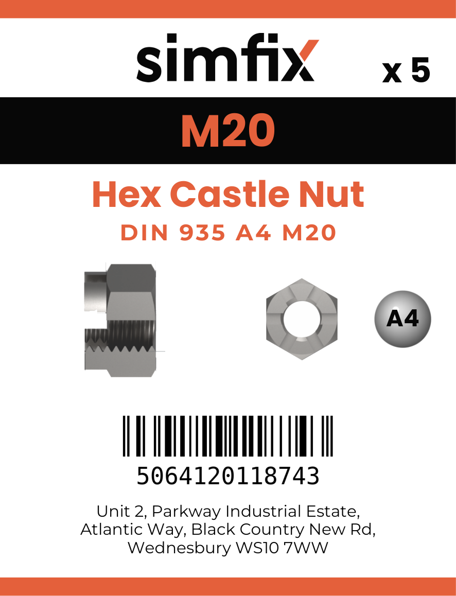 Simfix product label - 935A420-D
