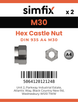 Simfix product label - 935A430-D