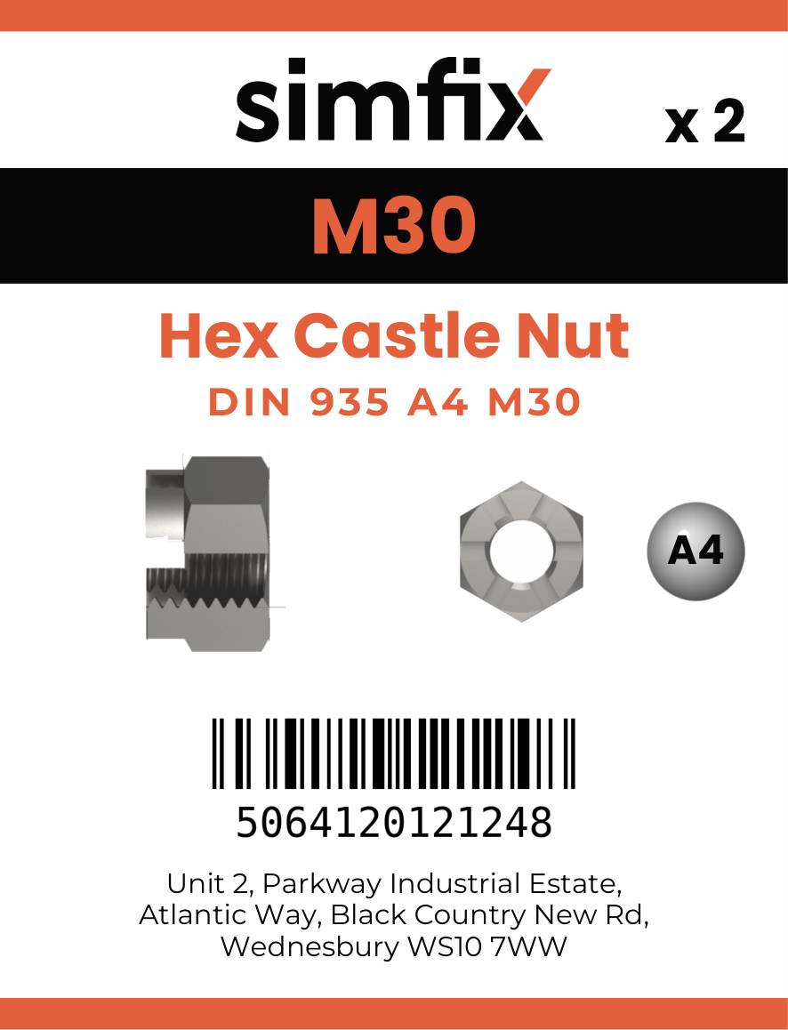Simfix product label - 935A430-D