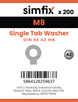 Simfix product label - 93A2084-T