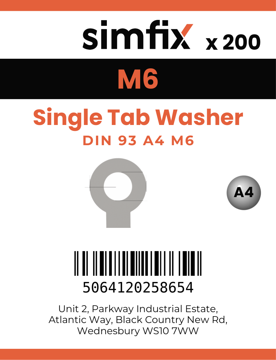 Simfix product label - 93A4064-T