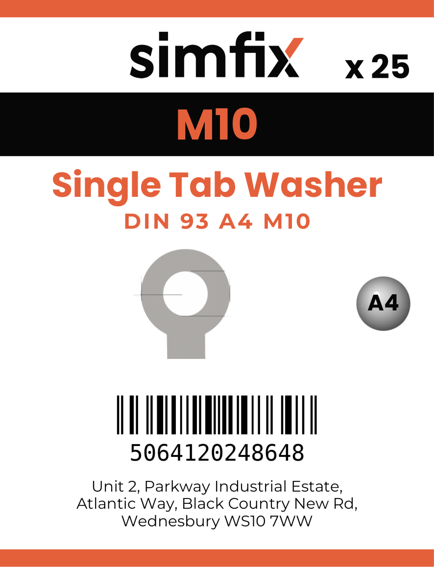 Simfix product label - 93A4105-D