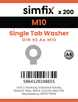 Simfix product label - 93A4105-T