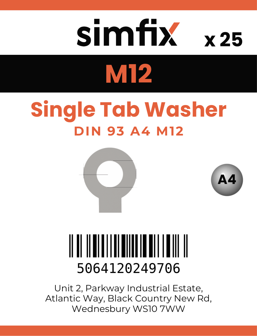 Simfix product label - 93A4130-D