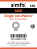 Simfix product label - 93A4210-D