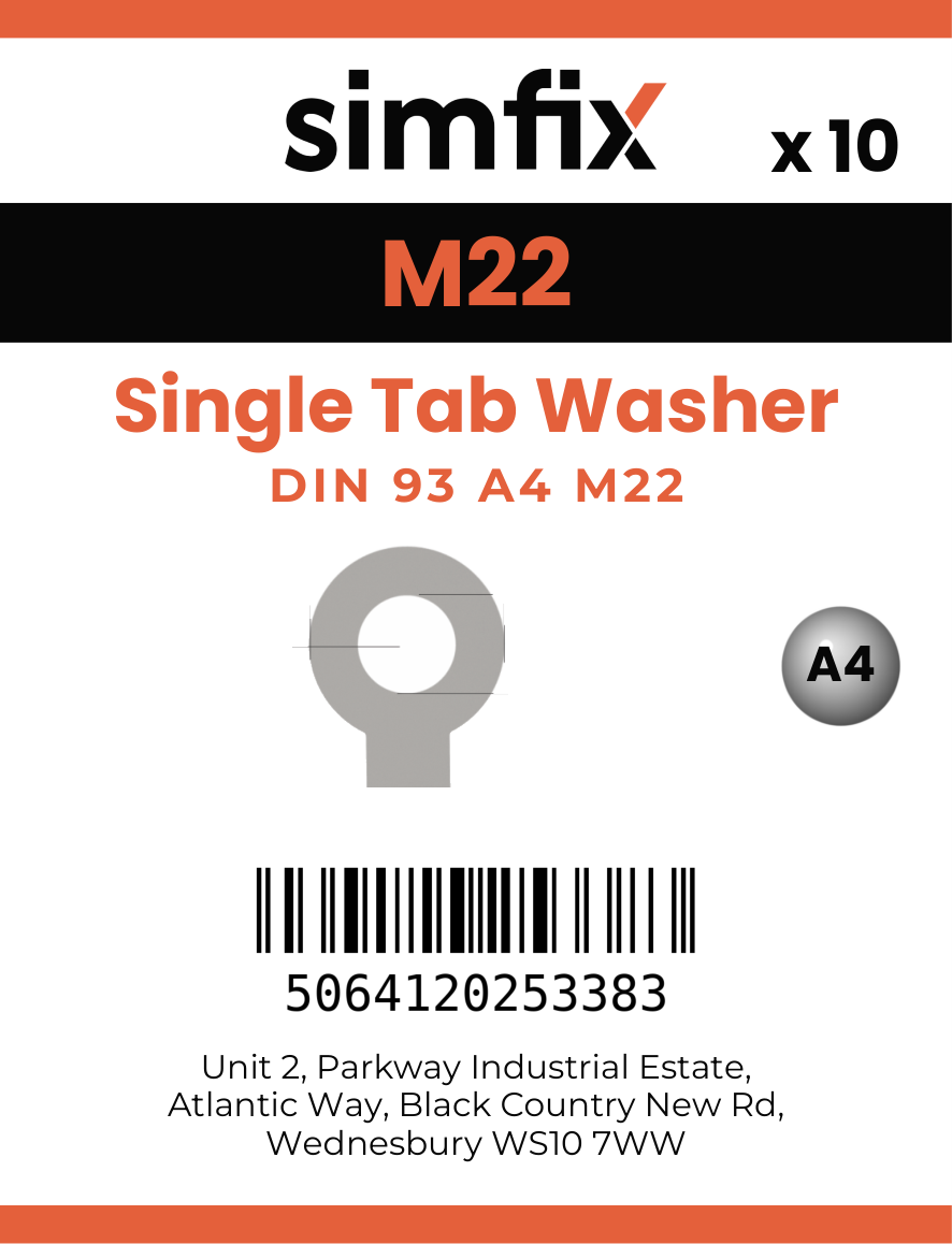 Simfix product label - 93A4230-D